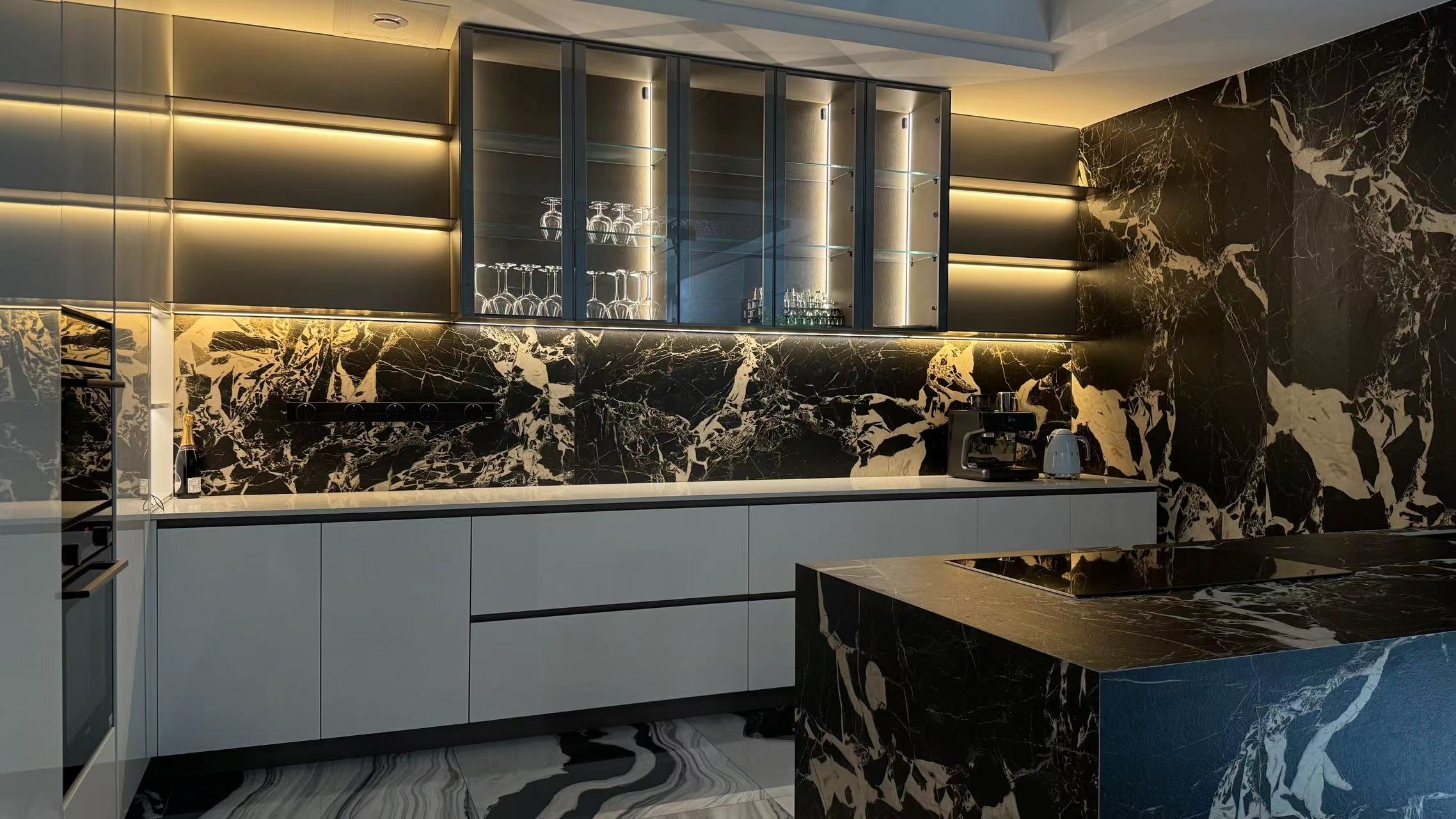 Luxury stone cabinet